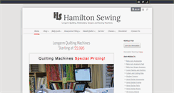 Desktop Screenshot of hamiltonsewing.com