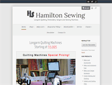 Tablet Screenshot of hamiltonsewing.com